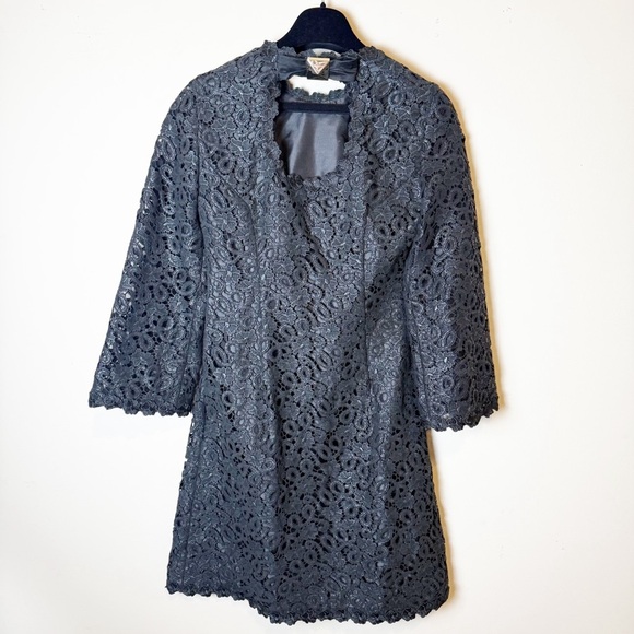 🖤Kate Spade New York Quinn Black Lace Dress Size 0 - Picture 6 of 9